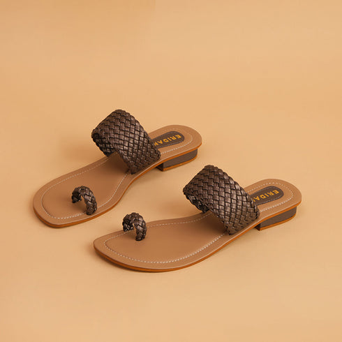 Charvi Woven Flats